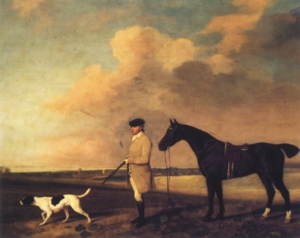 Monarch & Pointer by George Stubbs